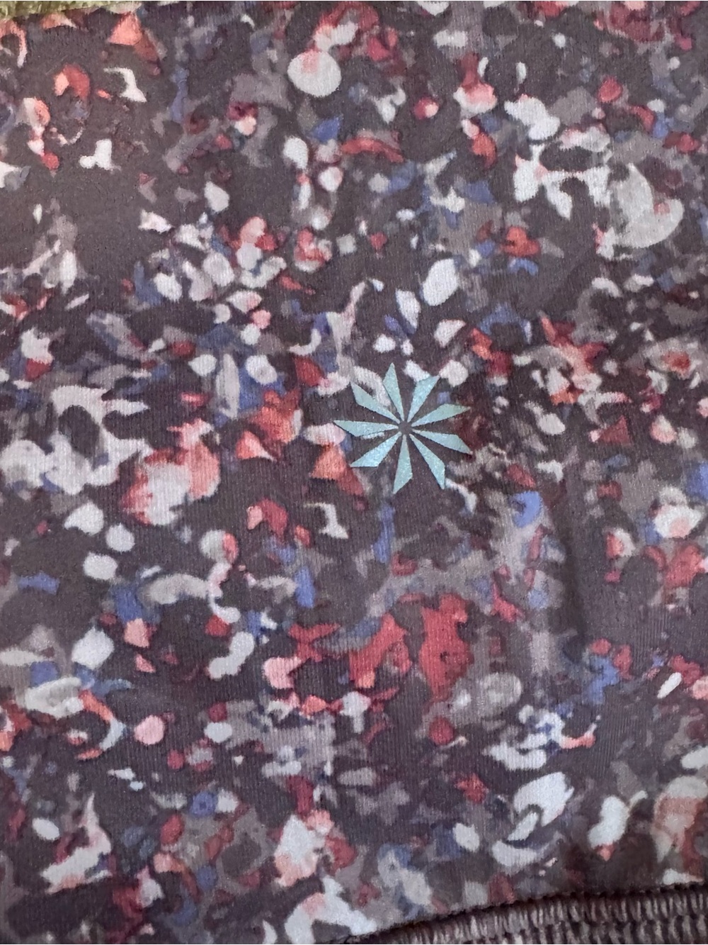 Athleta Rainier Printed Mesh Tights - Picture 9 of 11